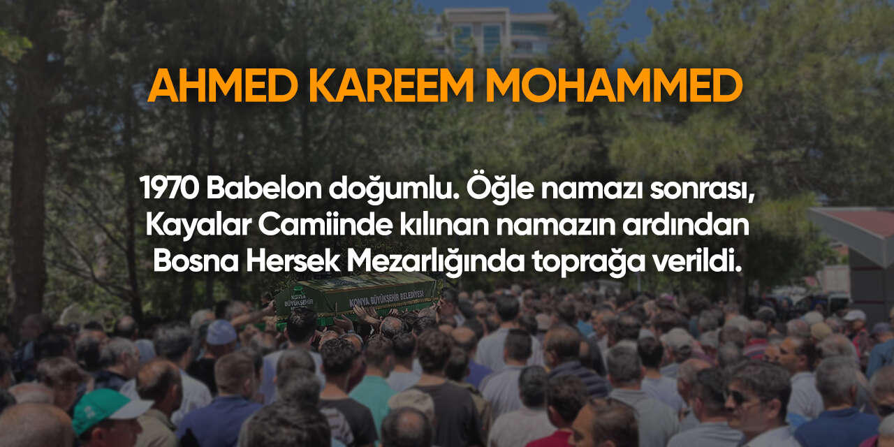 Konya'da bugün vefat edenler | 8 Nisan 2026 9